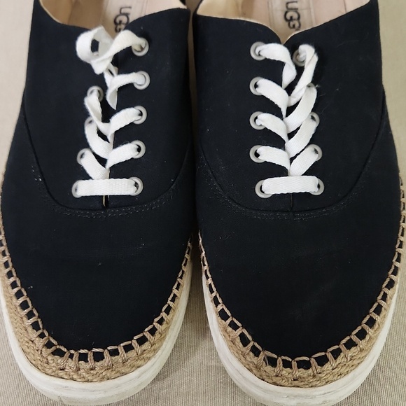 Eyan lIl in BLACK CANVAS by UGG AUSTRALIA. SIZE 11 - Picture 3 of 7